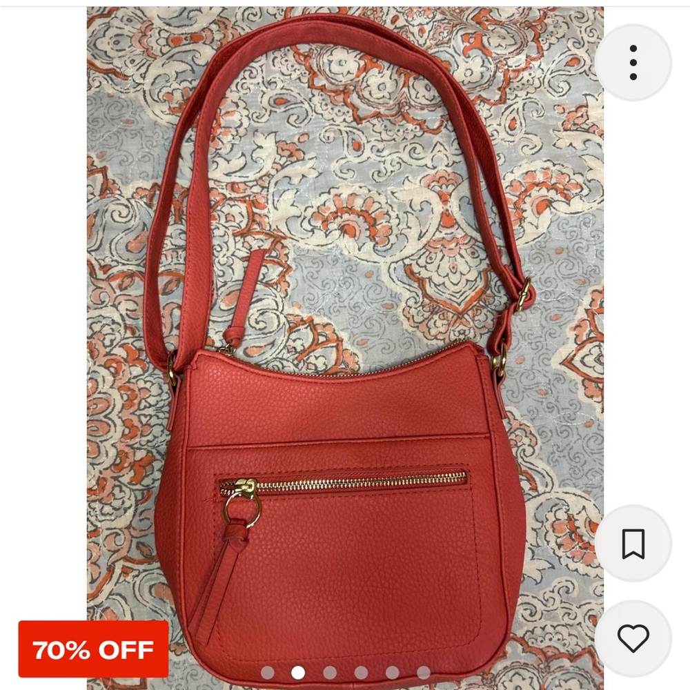 Red Leather Crossbody Bag
